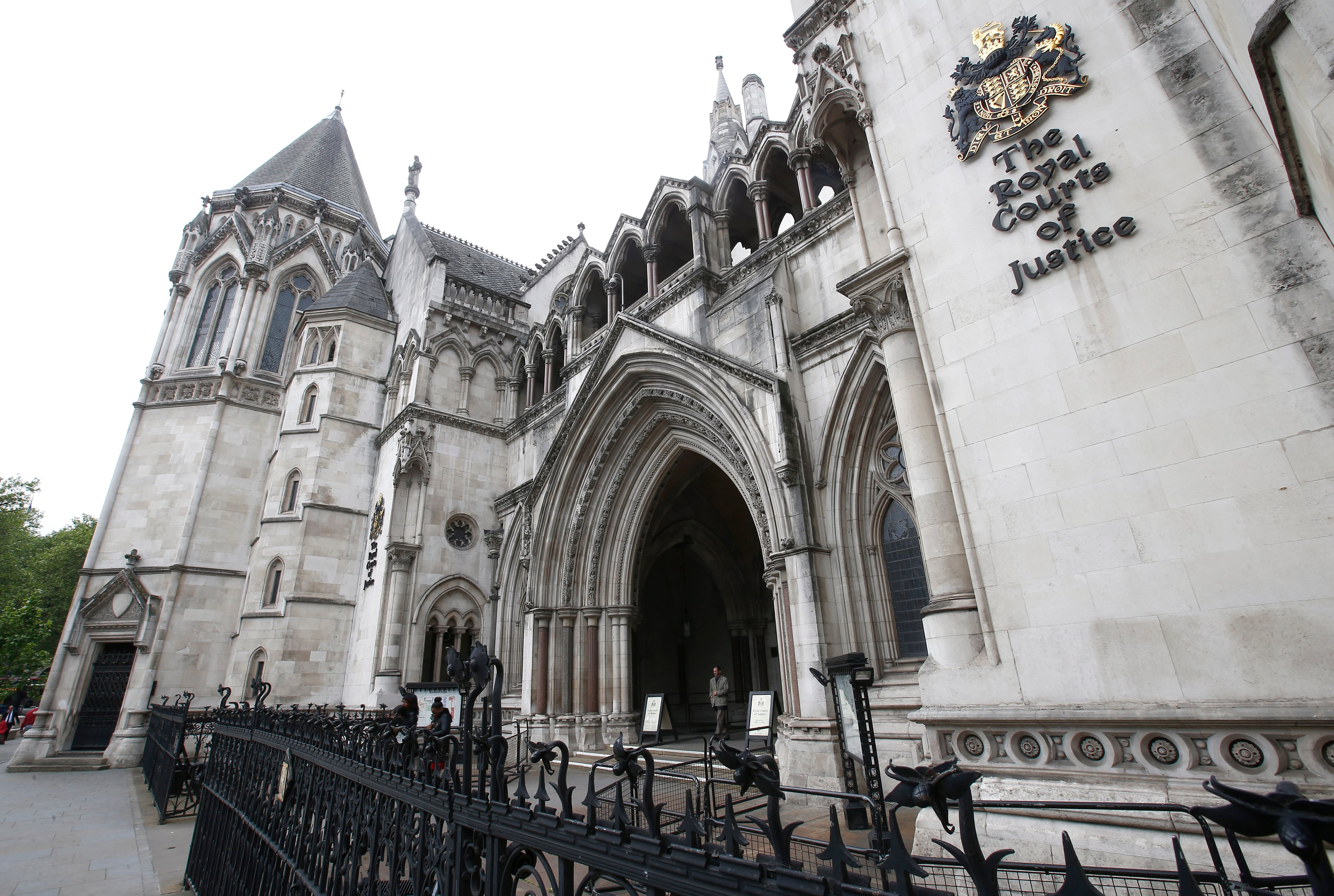The Royal Courts of Justice are seen in London