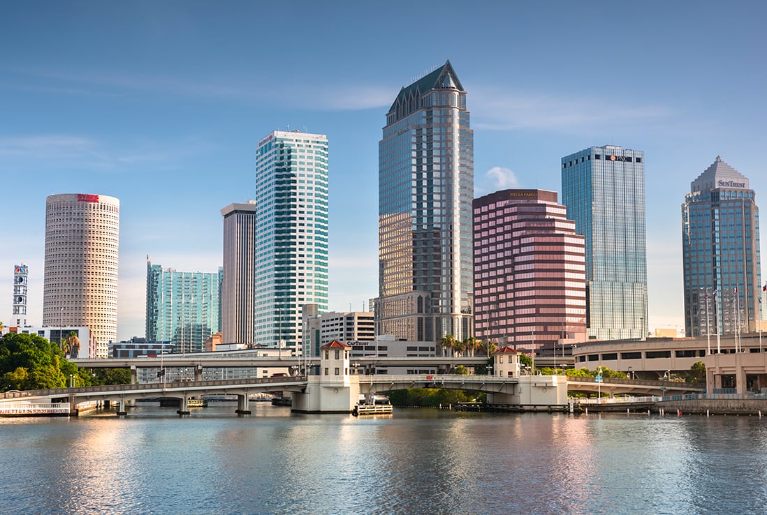 Tampa, Florida skyline (editorial use)