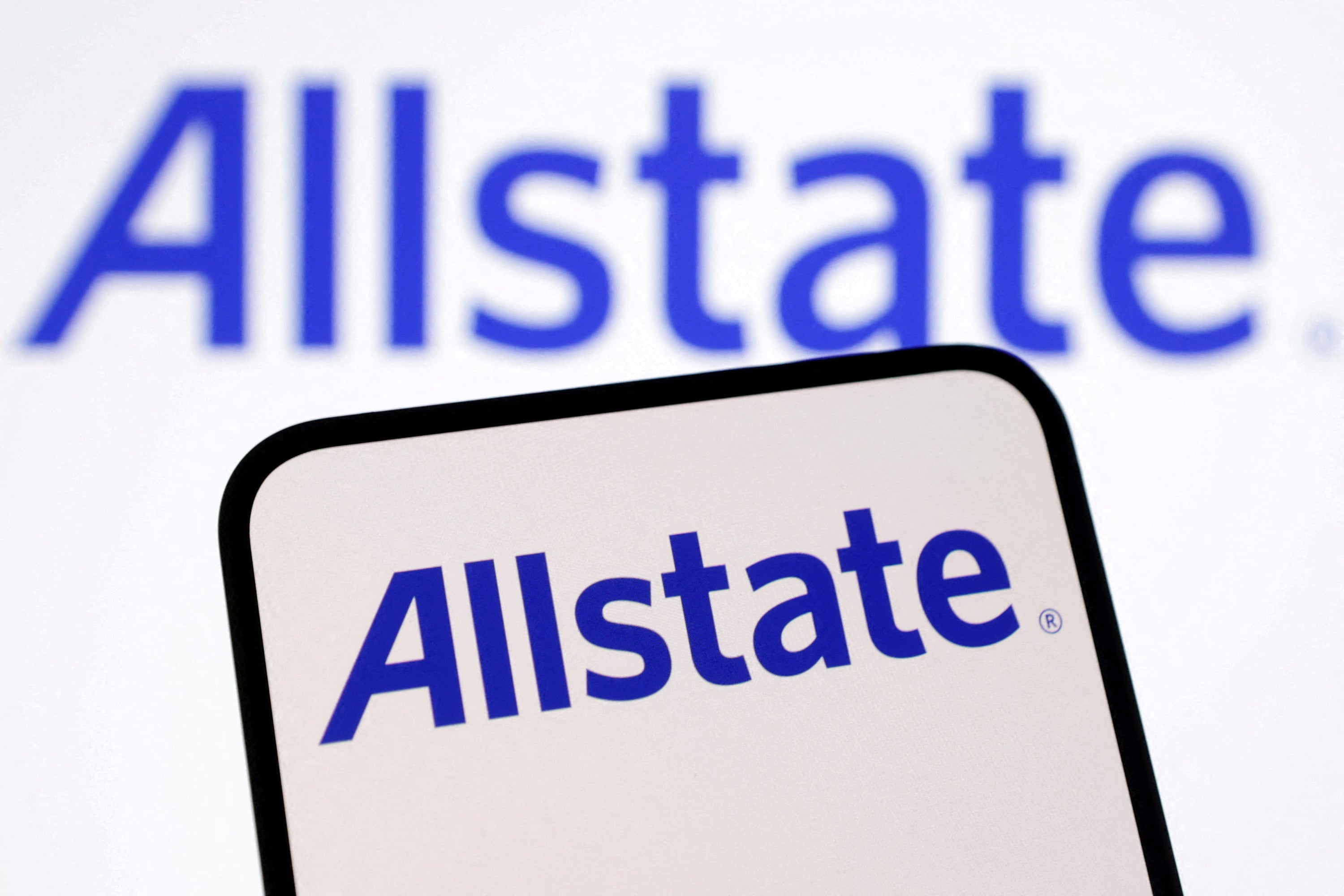Illustration shows Allstate logo