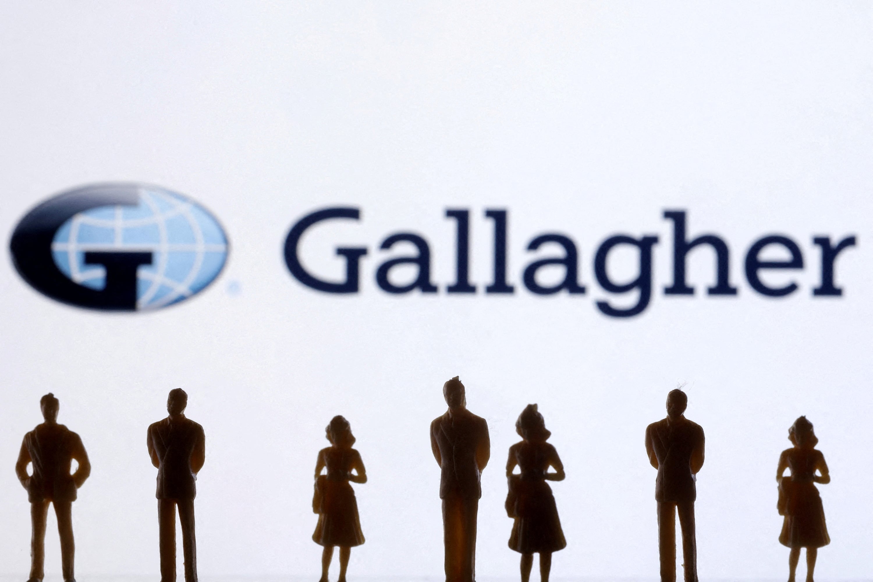 FILE PHOTO: Illustration shows Arthur J Gallagher logo