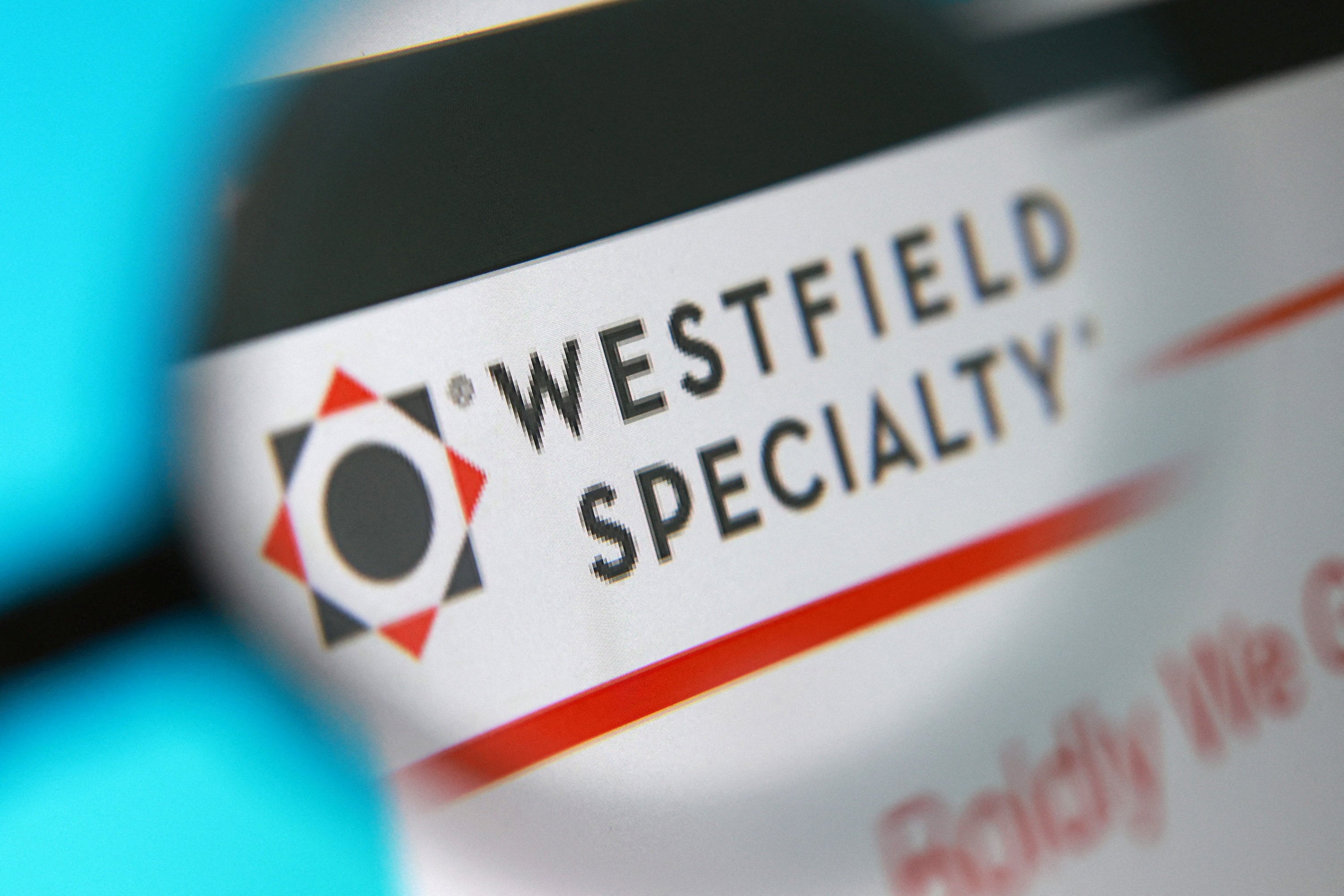 Illustration shows Westfield Specialty logo