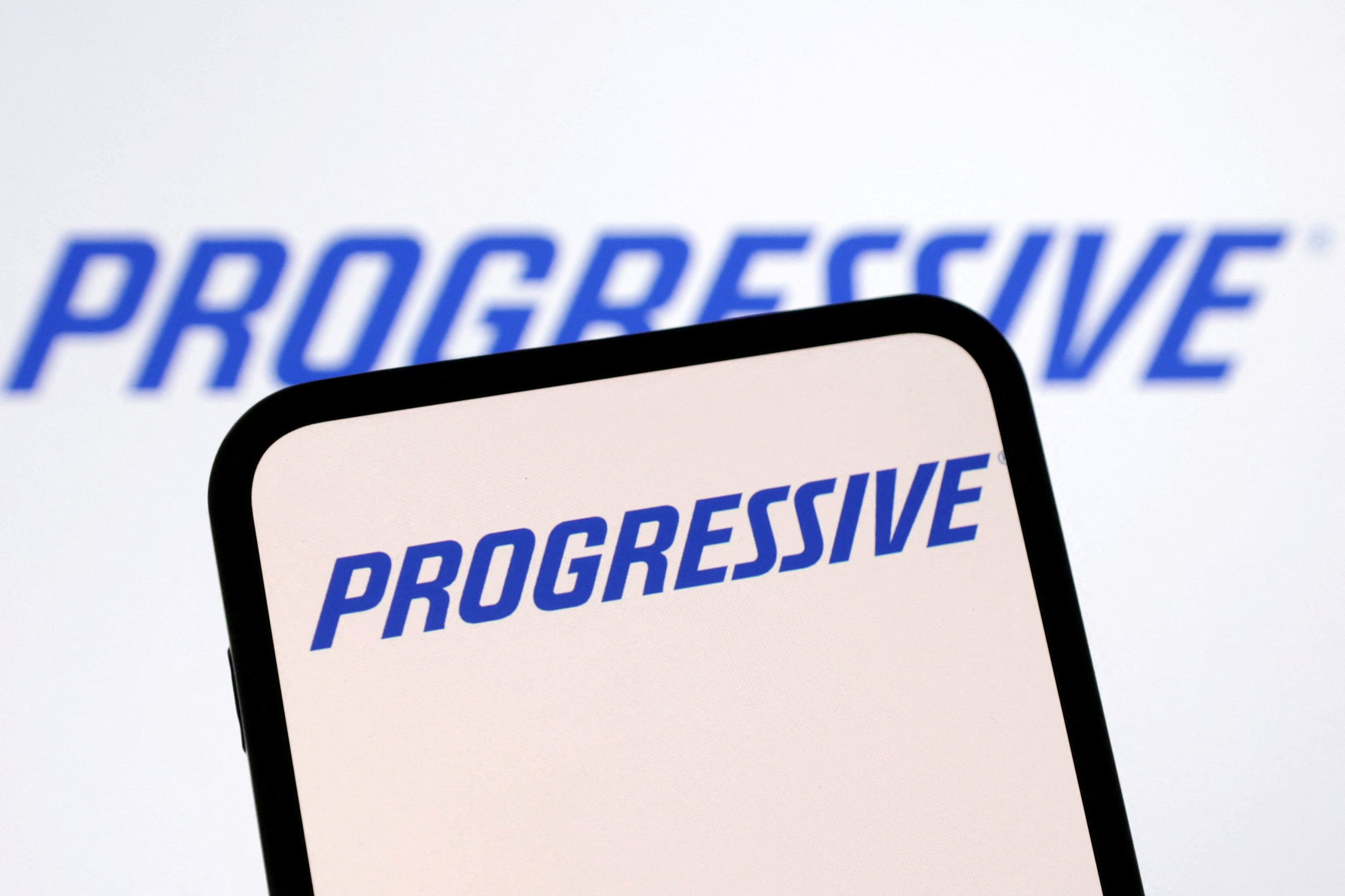 Illustration shows Progressive logo