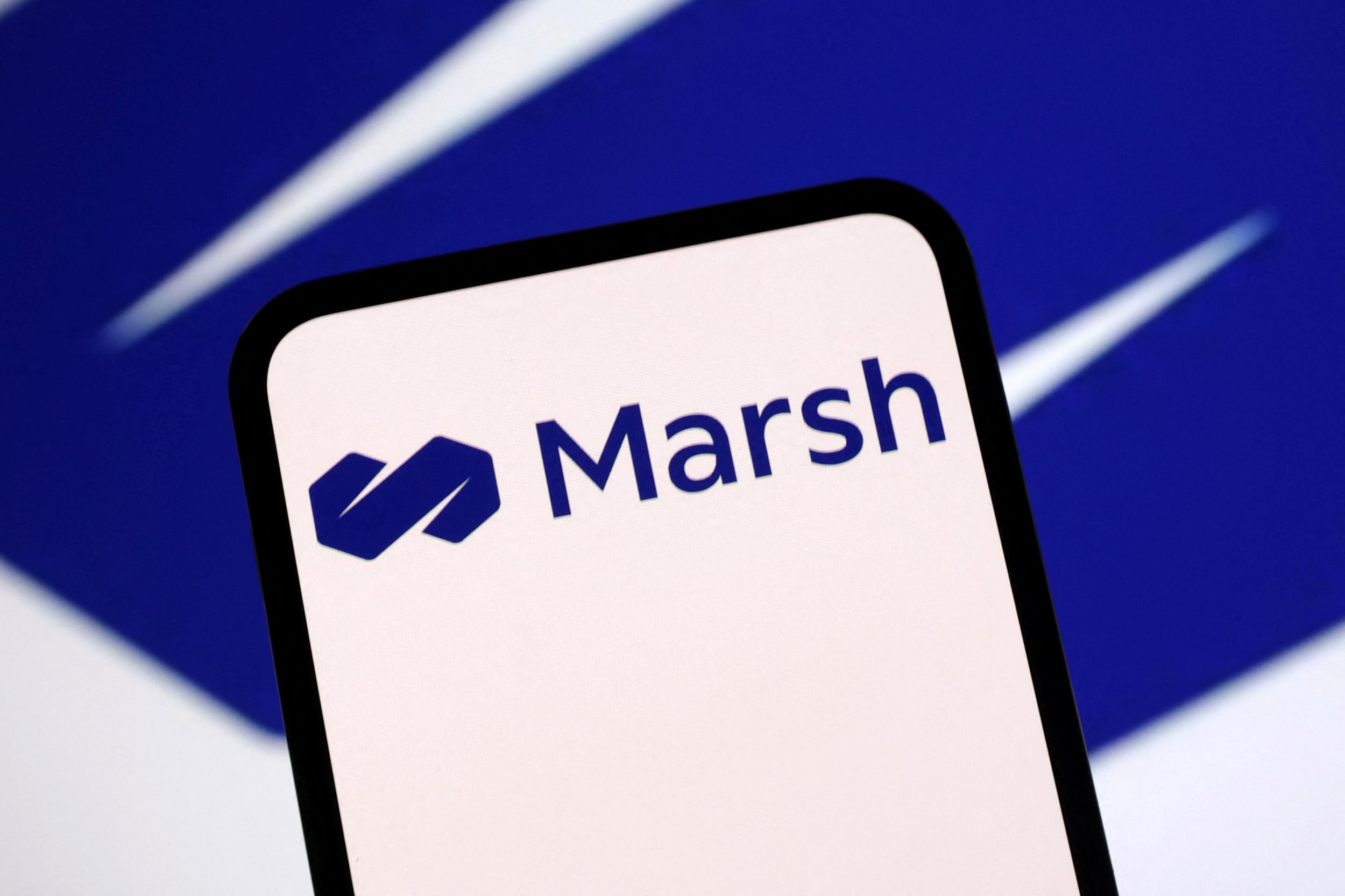 Illustration shows Marsh logo
